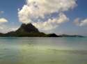 Bora Bora, The Polynesia Pearl, a volcano spurted in the mid