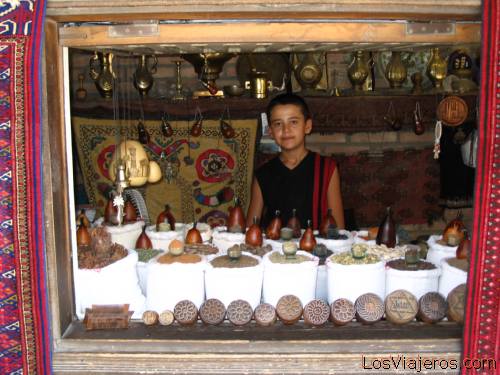 the store of spices-Bukhara-Uzbekistan. - Asia
Tienda de especias- Bukhara-UZBEKISTAN - Asia