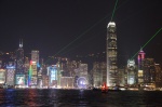 Espactaculo de luces y Sonido en Hong Kong