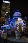 Muñeco de nieve gigante del Centro comercial Heritage 1881, Hong Kong