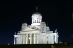 Catedral de Helsinki de noche