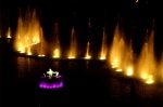 Espectáculo nocturno en el lago de Futuroscope - Poitier