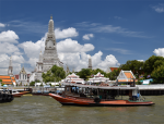 Wat Arun desde río Chao Phraya