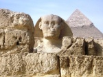 The Sphinx and the pyramid