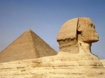 La piramide y la esfinge en Giza