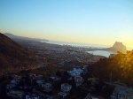 Calpe y el Peñon de Ifach al amanecer