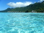 Moorea. Playa Temae. Hotel Sofitel al fondo.