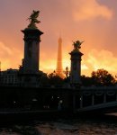 Atardecer en Paris.