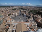 Vista de Roma desde la cúpula de San Pedro