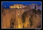 Puente nuevo de ronda por la noche