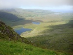 Conor Pass bajo las nubes (Península de Dingle)