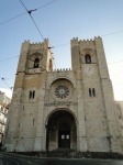 fachada de la catedral de la Se, Lisboa