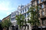 Panorámica de calle Alberta. Riga