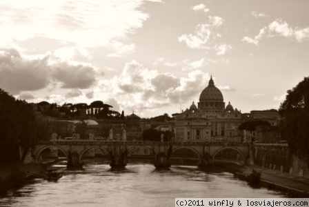 Roma al atardecer