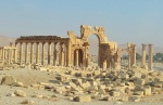 Palmira, y su famoso Arco del Triunfo (Siria)