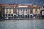 Edificios en el lungolago de Lugano