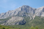 Montaña Sainte-Victoire cerca de Aix-en-Provence