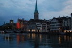 Anochece en Zurich