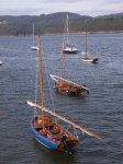 Barcos en la ría de Castropol