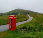 Cabina de teléfono en la isla de Skye - Escocia