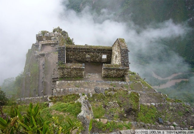 Templo del Sol en MachuPicchu, Cusco - Peru.