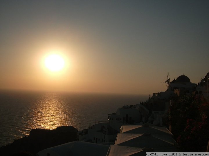 Atardecer en Oia