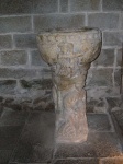Pila Bautismal en Sta María a Nova en Noia