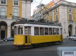 Tranvía antiguo en Lisboa
