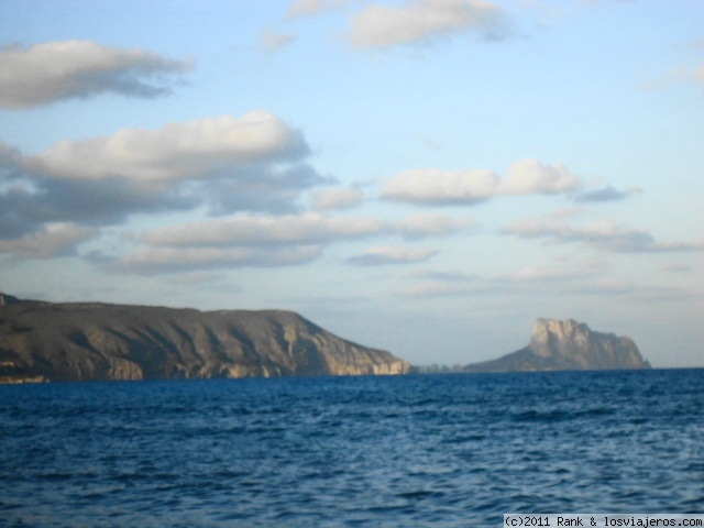 El Peñon de Ifach desde Altea