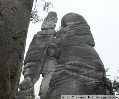 los amantes de piedra - ciudad de rocas Adršpach