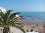 Playa de Sant Sbastia en sitges