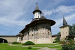 Iglesia pintada del Monasterio de Sucevita, Rumanía.