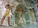 Los colores de los relieves del templo de Derr.