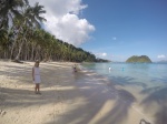 Playa de las cabañas. El Nido. Isla de Palawan