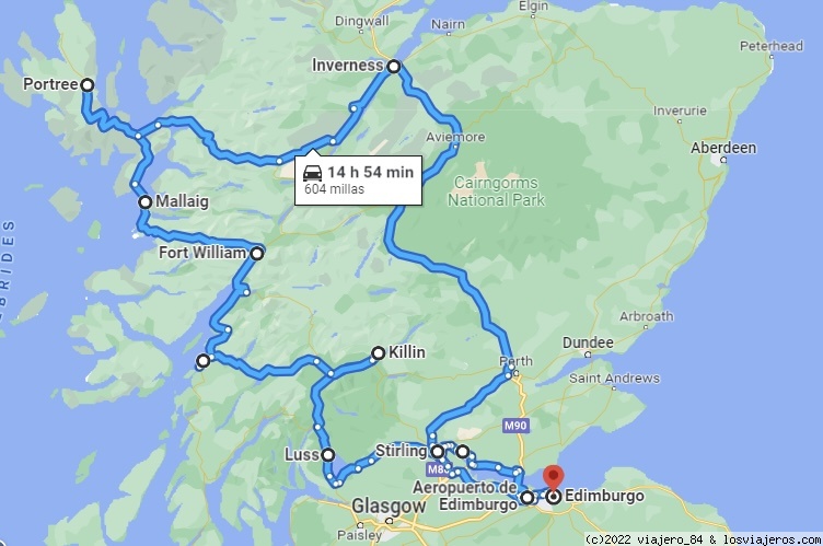 Recorrido por Escocia