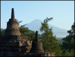 Panorámica desde Borobudur