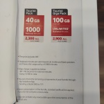 Pack turístico Vodafone.