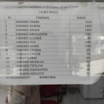 Precios de trayectos desde Sarande