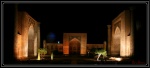 Register Plaza in Samarkand. Night view.