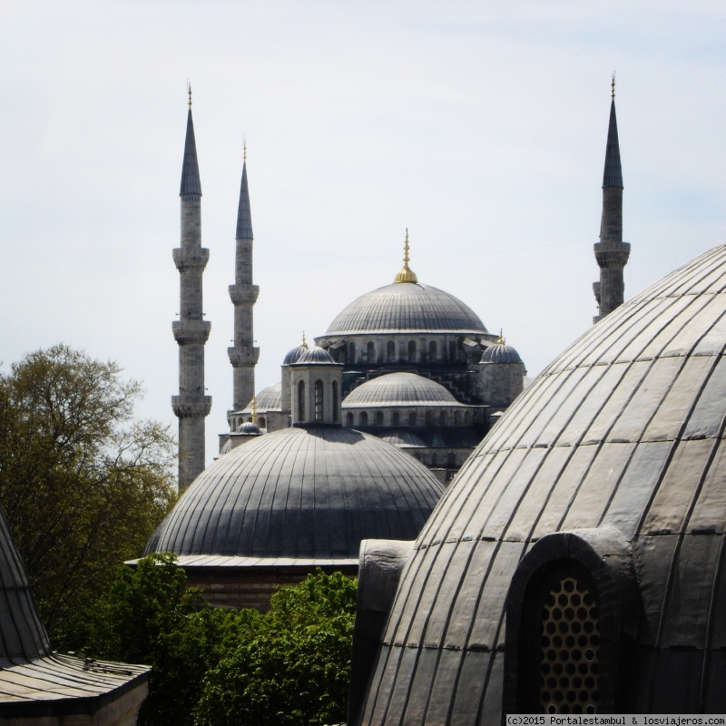 Interiores de Santa Sofía en Estambul