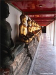 Estatuas doradas, Templo Wat Suthat, Bangkok