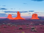 Sunset in Monument Valley