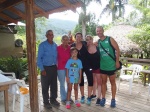Con Nati y José en la ruta del café