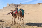 Camellos frente al Templo de los Nobles