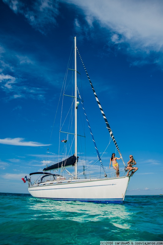 Crucero a la vela por el Caribe Mexicano