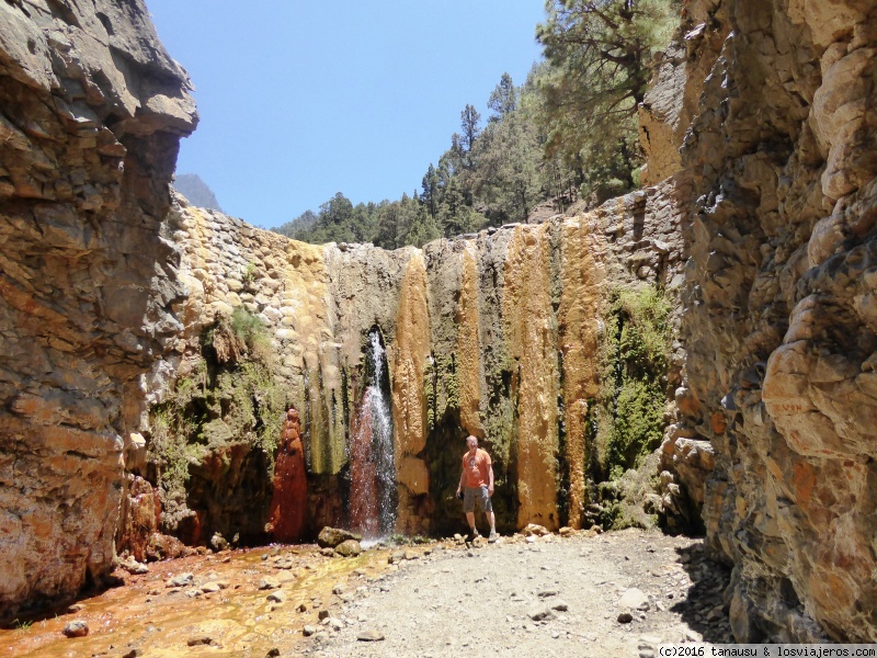 Cascada de Colores -Caldera de Taburiente, La Palma, Canarias