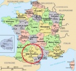 Localización zona Midi-Pyrénées