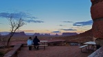 Terraza del Goulding´s Lodge en Monument Valley, habitación de lujo!!.
