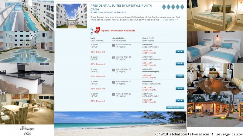 VIAJA A PUNTA CANA, REP. DOMINICANA CON NUESTRA EMPRESA