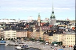 Estocolmo, vista de la ciudad desde el ascensor Catalina